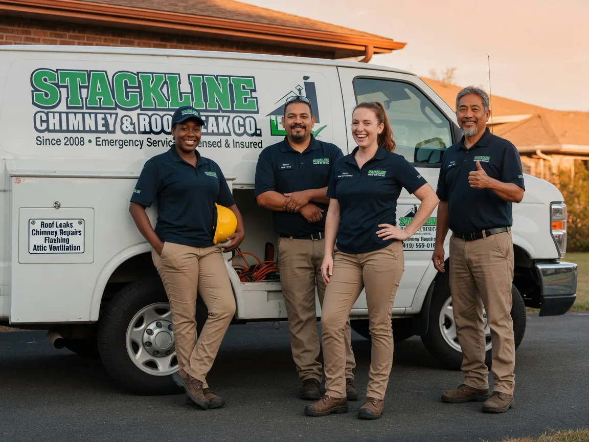 Chimney flashing repair company in Grant, OK